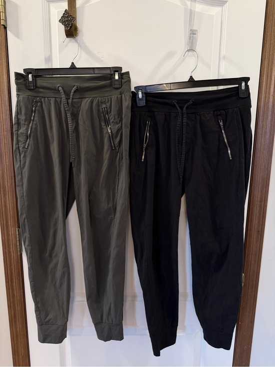 Athleta Other - Athleta Set of 2 Trekkie North Like New Joggers! Olive/Gray + Black